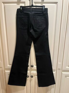 Tory Burch Black Wide Leg Jeans